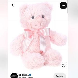 ISO Dillards Starting Out Pink Teddy Bear 11 Inch Plush Stuffed Animal Aurora